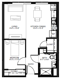 East Side Apartments Floorplan